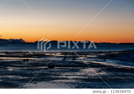 Norwegian winter landscape Norwegian winter landscape 113638470
