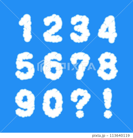 キャラクター 文字 図解 113640119