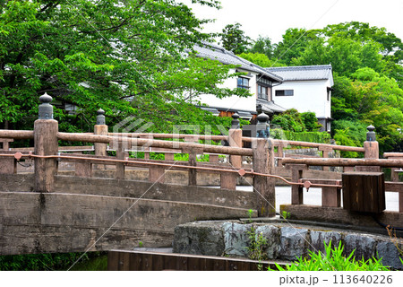 滋賀県近江八幡市 八幡堀の風景 滋賀県近江八幡市 八幡堀の風景 113640226