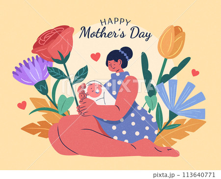Lovely Mothers Day card 113640771