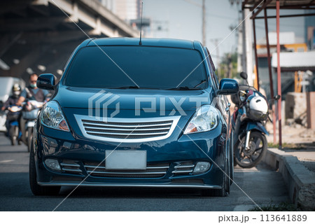 Car crash from car accident on the road Car crash from car accident on the road 113641889