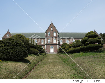 北斗市のトラピスト修道院（本館） 113643948
