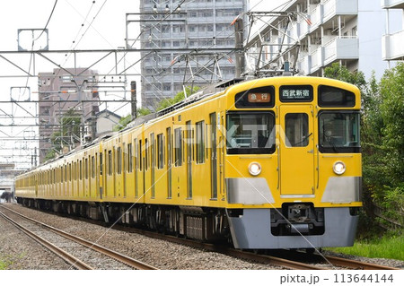 西武新2000系前パン2451F+2525F+2541F 西武新宿線 西武新2000系前パン2451F+2525F+2541F 西武新宿線 113644144