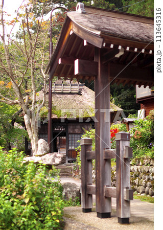 群馬県　中之条町　四万温泉　日向見薬師堂 113645316