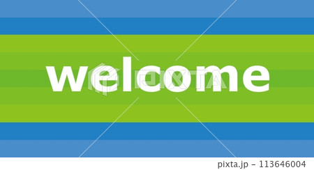 welcome ウェルカム ボーダー welcome ウェルカム ボーダー 113646004