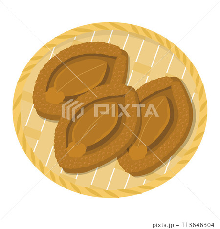 干しあわびのイラスト 干しあわびのイラスト 113646304