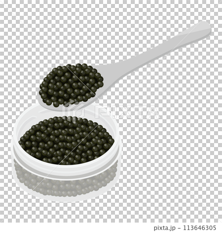 Caviar illustration 113646305