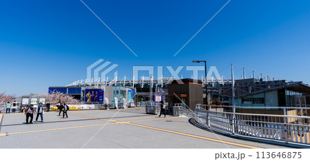 東京都 晴天の味の素スタジアム 東京都 晴天の味の素スタジアム 113646875