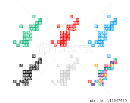 市町村入り地図＿新潟県＿デフォルメ-10 113647439