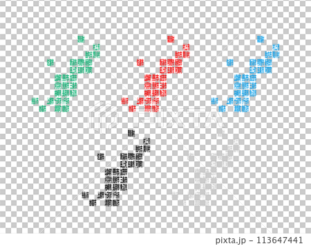 市町村入り地図＿新潟県＿デフォルメ-08 113647441