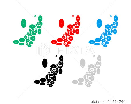 市町村入り地図＿新潟県＿デフォルメ-06 113647444