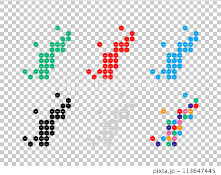 市町村入り地図＿新潟県＿デフォルメ-05 113647445
