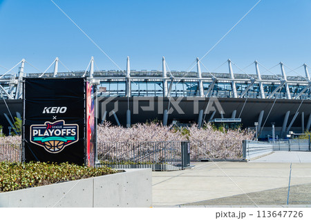 東京都 晴天の味の素スタジアム 東京都 晴天の味の素スタジアム 113647726