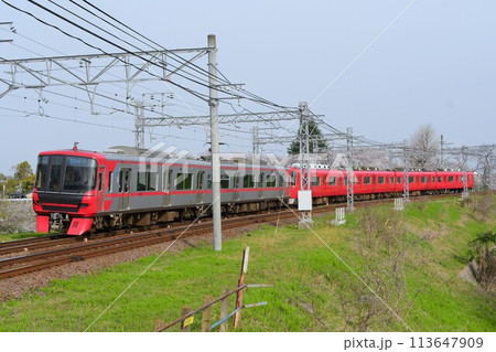 名鉄9100系＋3500系　名鉄本線 113647909