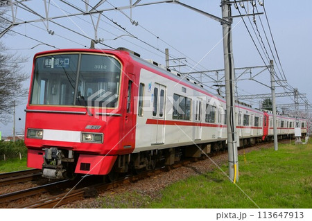 名鉄3100系×2　名鉄本線 113647913