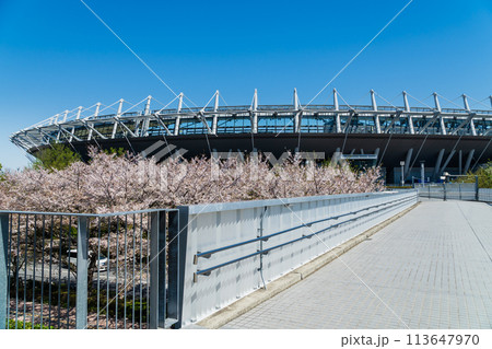 東京都　晴天の味の素スタジアム 113647970