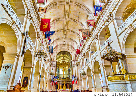 Soldier's Church of the Home for the Invalids. Fabulous  Paris. 113648514
