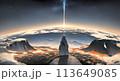 未知の星を望む旅人: 空と大地の交わる境 113649085