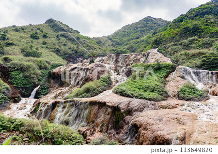 台湾　台北　黄金瀑布 113649820