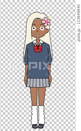 Illustration of Yamanba girls in uniform Illustration of Yamanba girls in uniform 113649930
