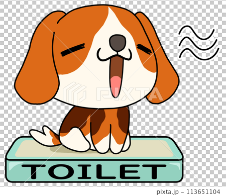 Dog (Beagle) Single Toilet Dog (Beagle) Single Toilet 113651104