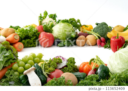 野菜　果物　集合 113652409