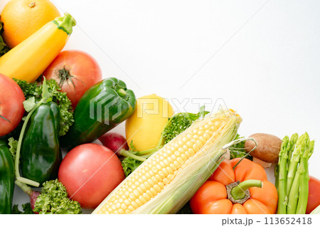 野菜　果物　集合 113652418