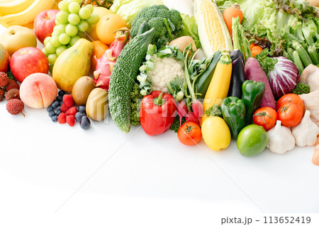 野菜　果物　集合 113652419