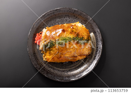 広島風お好み焼き 広島風お好み焼き 113653759