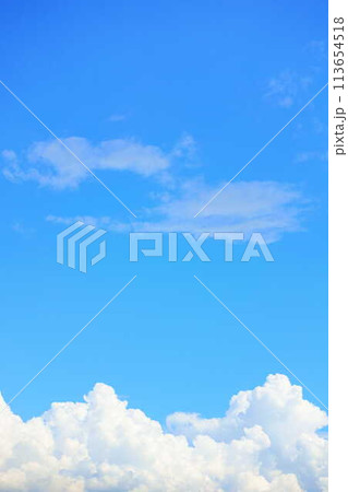 青空 入道雲 青空 入道雲 113654518