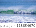 夏の青い海美しい波 113654970