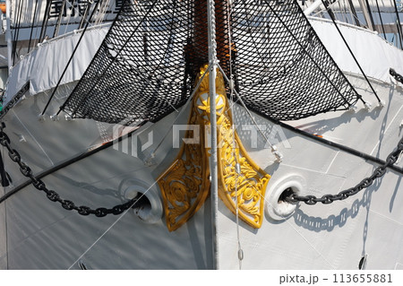 帆船の船首 113655881