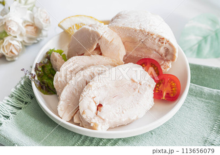 低温調理で作ったサラダチキン 113656079