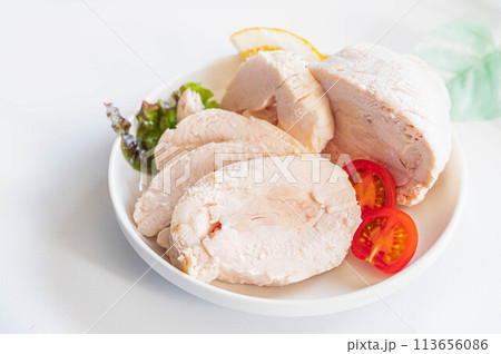 低温調理で作ったサラダチキン 低温調理で作ったサラダチキン 113656086