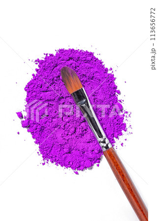 dry pink pigment, pink ultramarine, pink ochre, purple on a white background dry pink pigment, pink ultramarine, pink ochre, purple on a white background 113656772