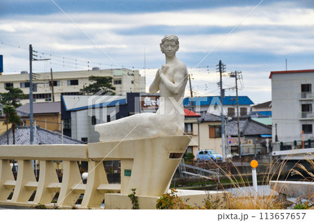 下田 人魚橋(新下田橋)静岡県下田市 下田 人魚橋(新下田橋)静岡県下田市 113657657
