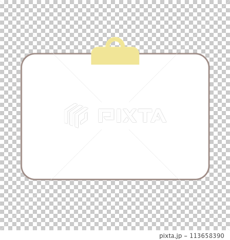 White card copy space frame illustration vector material White card copy space frame illustration vector material 113658390