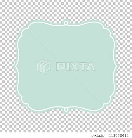Elegant frame illustration vector material Elegant frame illustration vector material 113658412