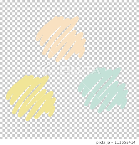 Cute handwritten heading set illustration vector material Cute handwritten heading set illustration vector material 113658414