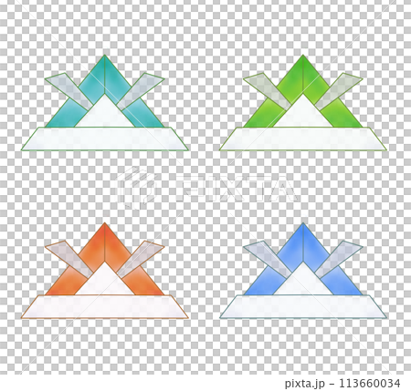 兜のイラストセットのイラスト素材 [113660034] - PIXTA