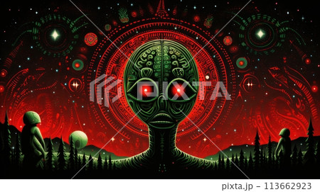 alien horror alien horror 113662923