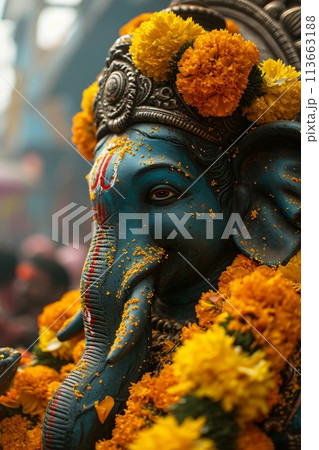elephant Ganesha elephant Ganesha 113663188