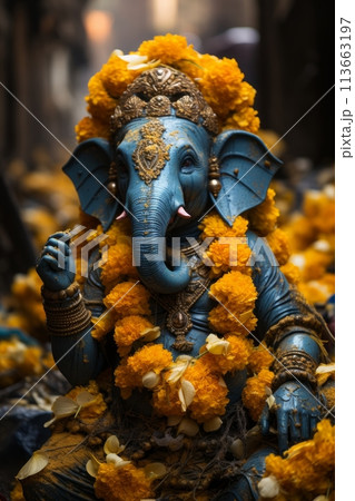 elephant Ganesha elephant Ganesha 113663197