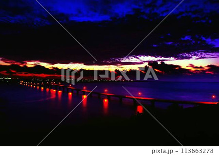 宮古島の夕景 宮古島の夕景 113663278