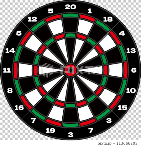 Darts board 113666205