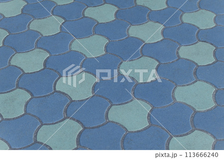Blue Navy Abstract Pattern Stone Paving Slab Mosaic Street Design City Surface Texture Background Tile Blue Navy Abstract Pattern Stone Paving Slab Mosaic Street Design City Surface Texture Background Tile 113666240
