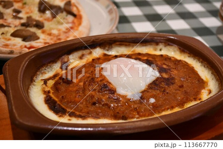 半熟卵のミラノ風ドリア 半熟卵のミラノ風ドリア 113667770