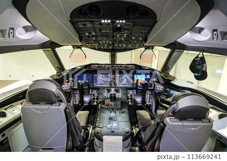 飛行機のコックピット 飛行機のコックピット 113669241