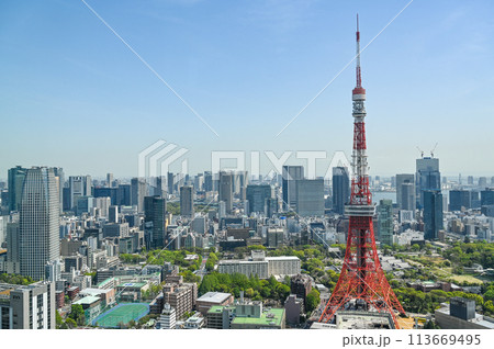 東京の都市風景 113669495