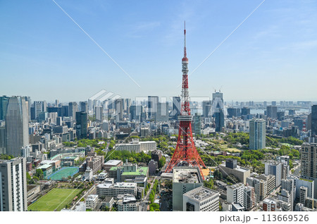 東京の都市風景 東京の都市風景 113669526